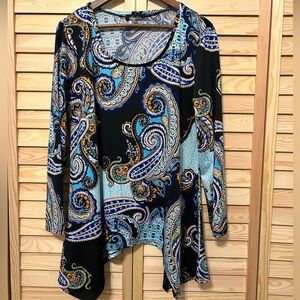 Melissa Paige Multicolor Tunic Top